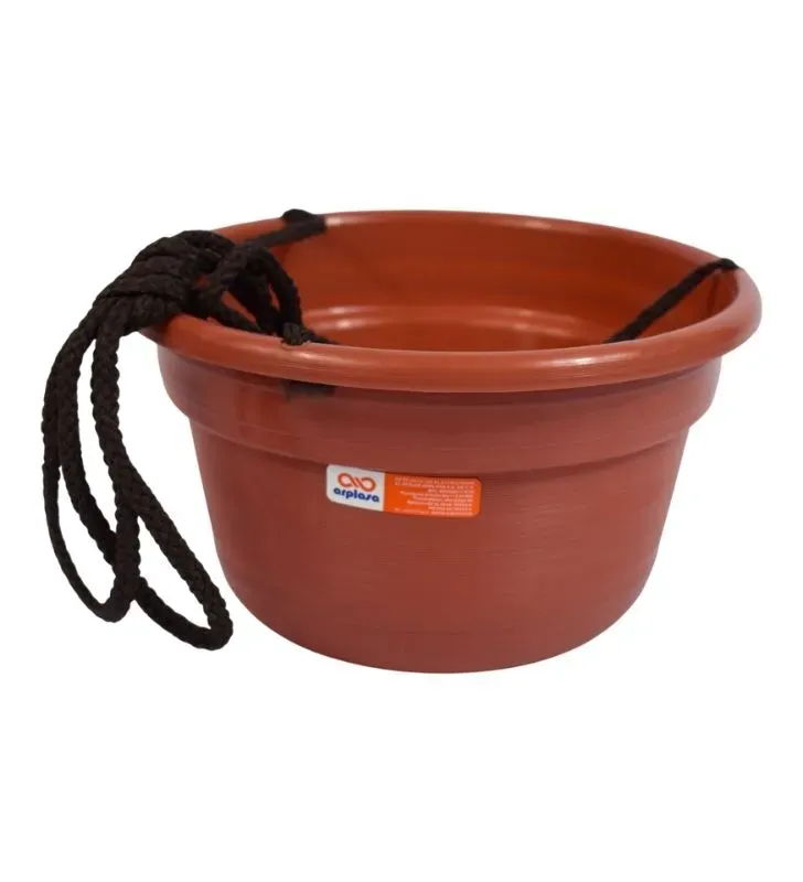 Maceta para Colgar Arplasa No. 0 – Plástico Color Terracota
