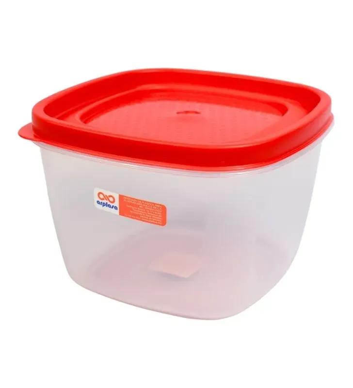 Recipiente Arplasa Platinum No. 3 - Tapa Verde, Azul o Naranja - Sellado Hermético