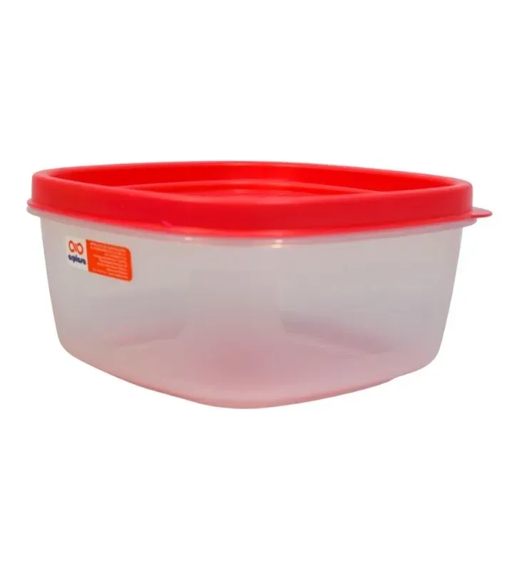 Recipiente Arplasa Platinum No. 2 - Tapa Roja, Azul o Verde - Sellado Hermético