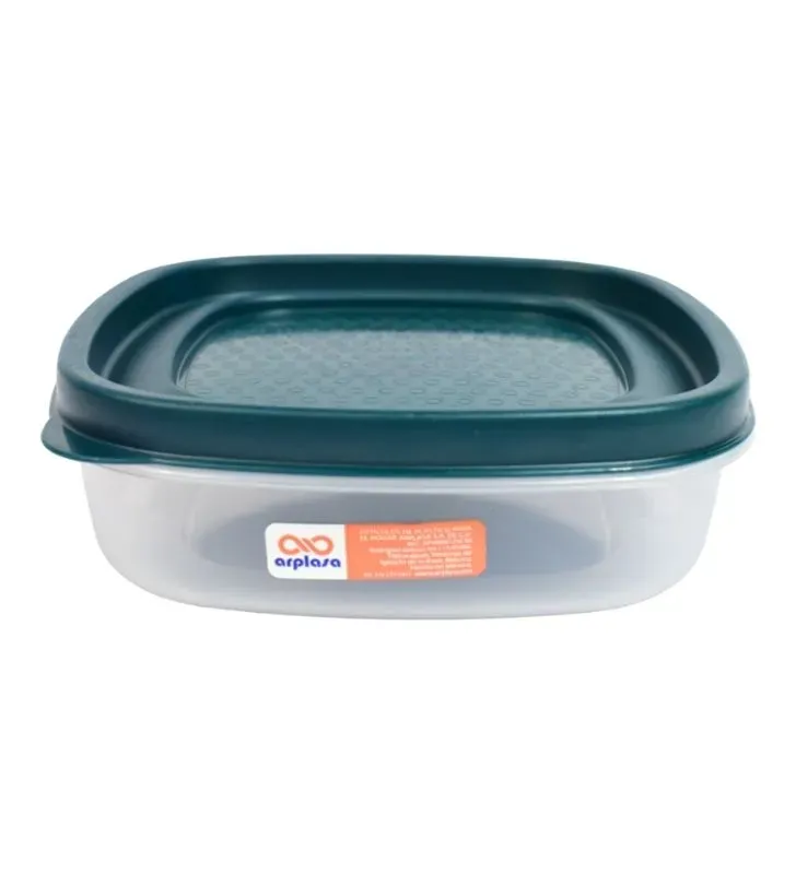 Tupper Arplasa Platinum No. 1 - Tapa Verde, Azul o Naranja - Sellado Hermético
