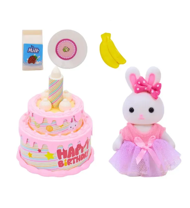 Juego de Mascota Conejita con Pastel Bay Dreamy 66218 – Cumpleaños