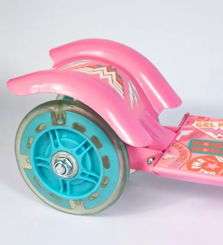 Scooter Infantil 3 Ruedas Mujer Maravilla Toymark T379012 Rosa