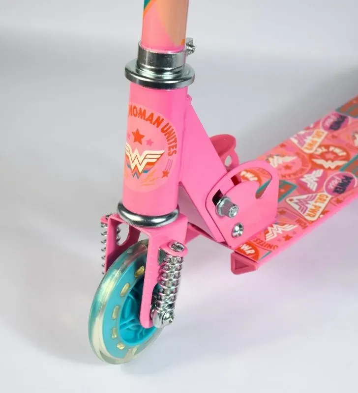 Scooter Infantil 3 Ruedas Mujer Maravilla Toymark T379012 Rosa