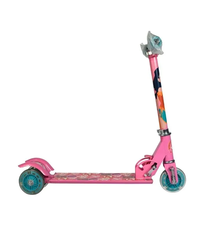 Scooter Infantil 3 Ruedas Mujer Maravilla Toymark T379012 Rosa