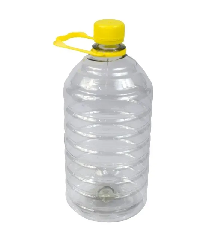 Botella de Plástico PET Plastika Piña – 1 Litro Transparente Rosca R-28