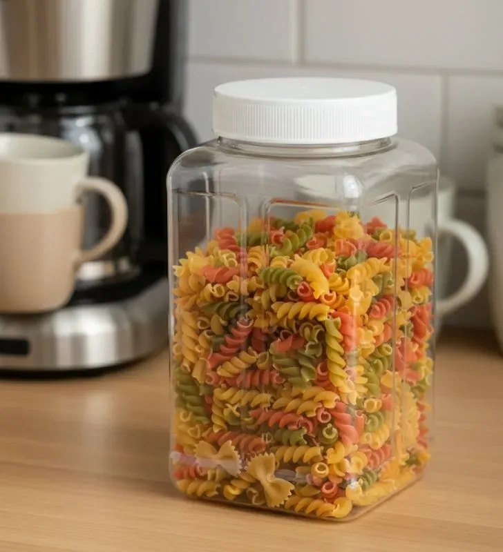 Tarro Cuadrado PET Plastika LPT087 – 650 ml Rosca R-63