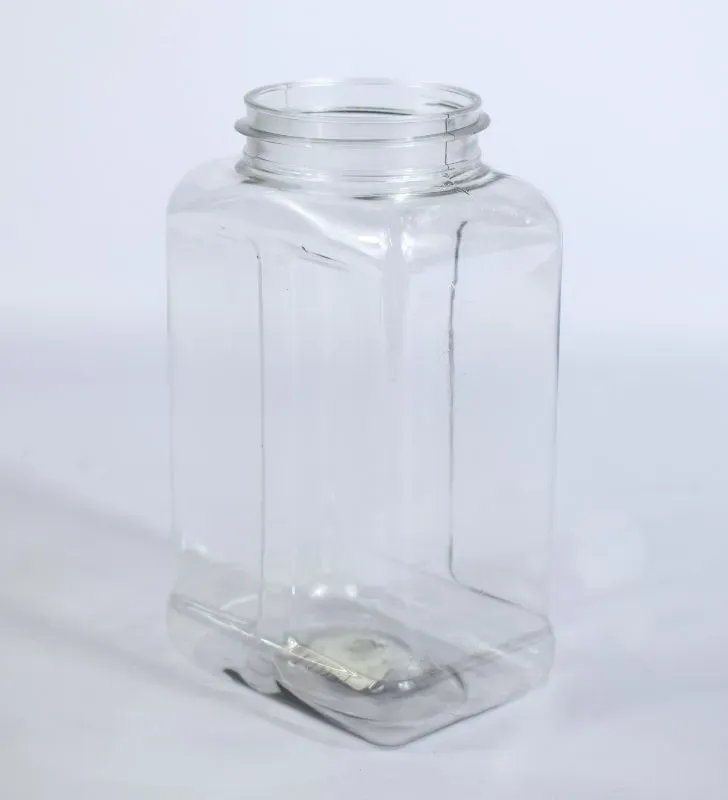 Tarro Cuadrado PET Plastika LPT087 – 650 ml Rosca R-63