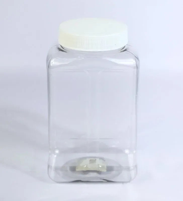 Tarro Cuadrado PET Plastika LPT087 – 650 ml Rosca R-63