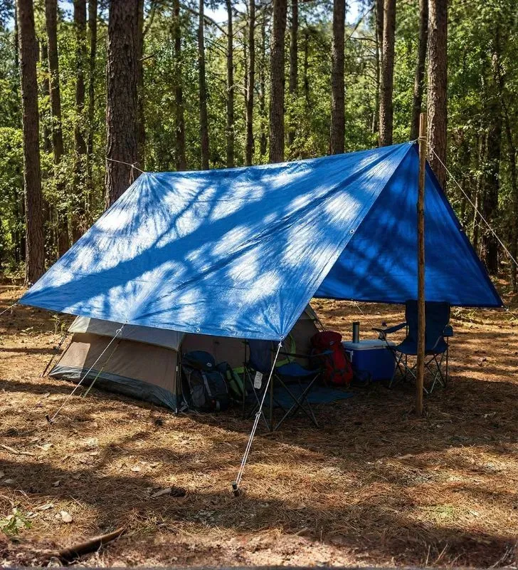 Lona Multiusos Santul 5442 – 3 m x 3 m color Azul, con Protección UV