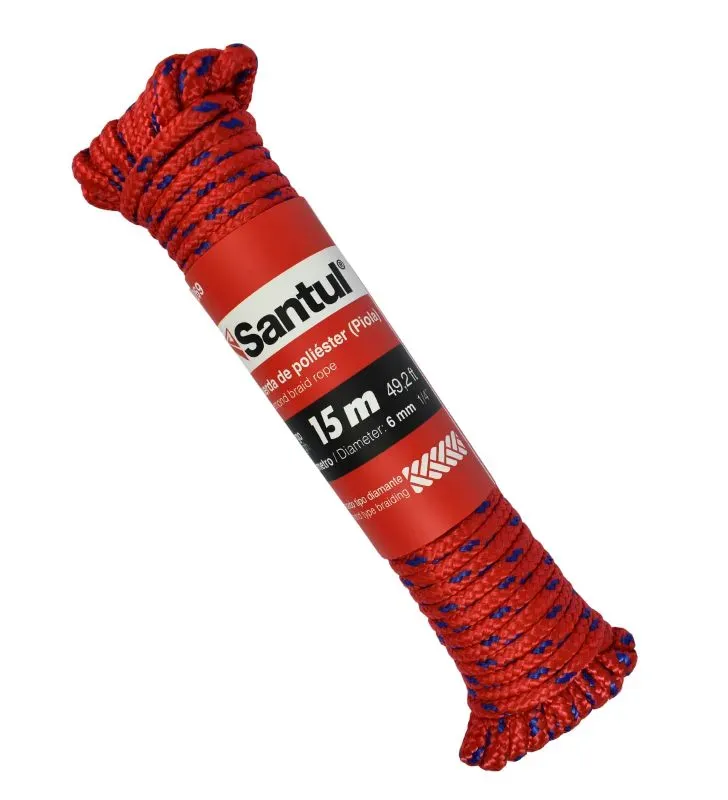 Cuerda Poliéster Trenzado Santul 7269 –  6 mm x 15 metros