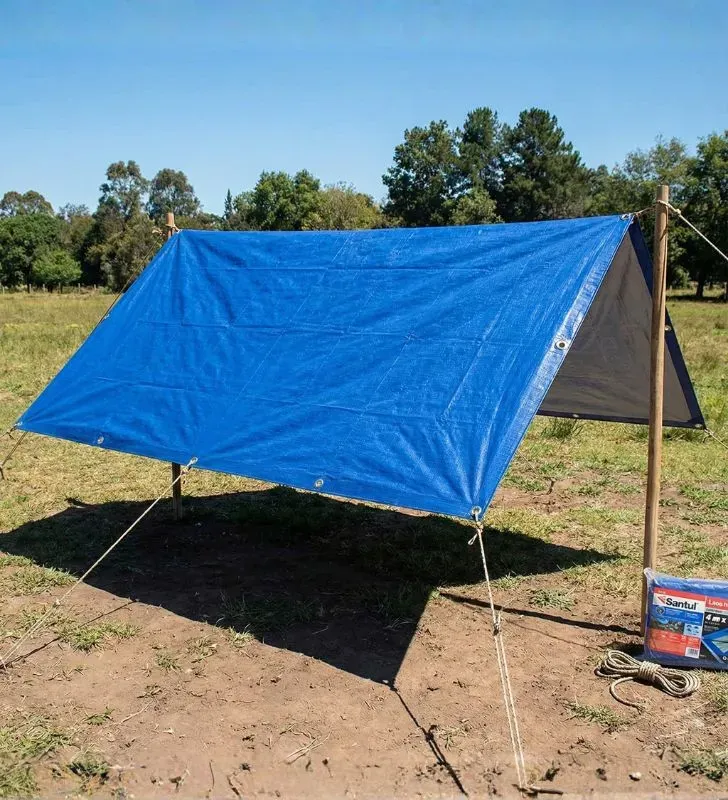 Lona Multiusos Santul 5412 – 4x5 M Azul, 110 g/m², Protección UV