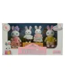 Juego de Mascota Familia de Conejitos Bay Dreamy 6699M – 4 Figuras