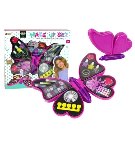 Juego de Maquillaje Niña 9010A Estuche Mariposa – Set de Belleza