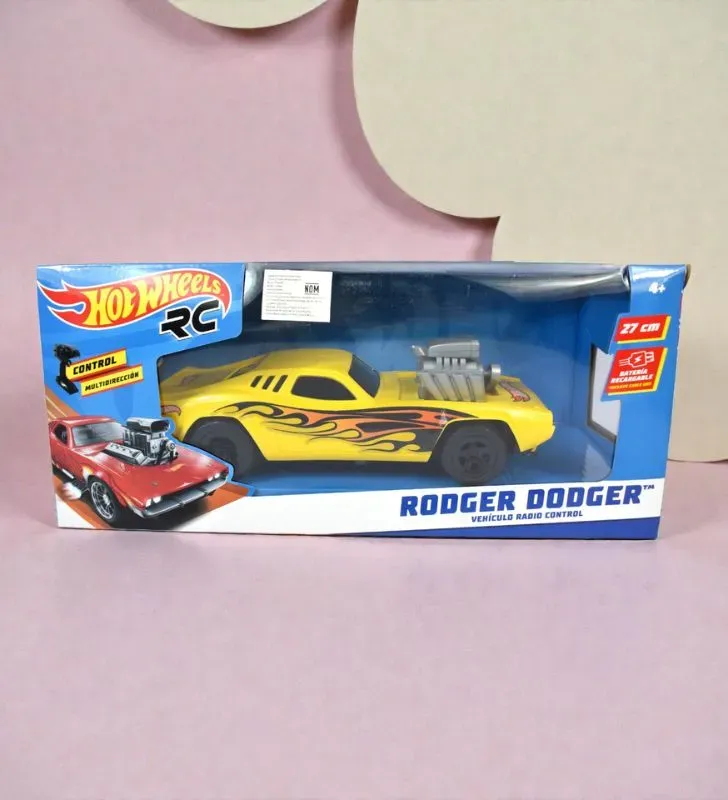 Hot Wheels Rodger Dodger™ R/C T378584 – Carro Control Remoto 27 cm