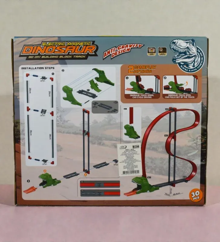 Autopista Magnética Dinosaurio Yudha 696009 – 30 Pzas Anti-Gravedad