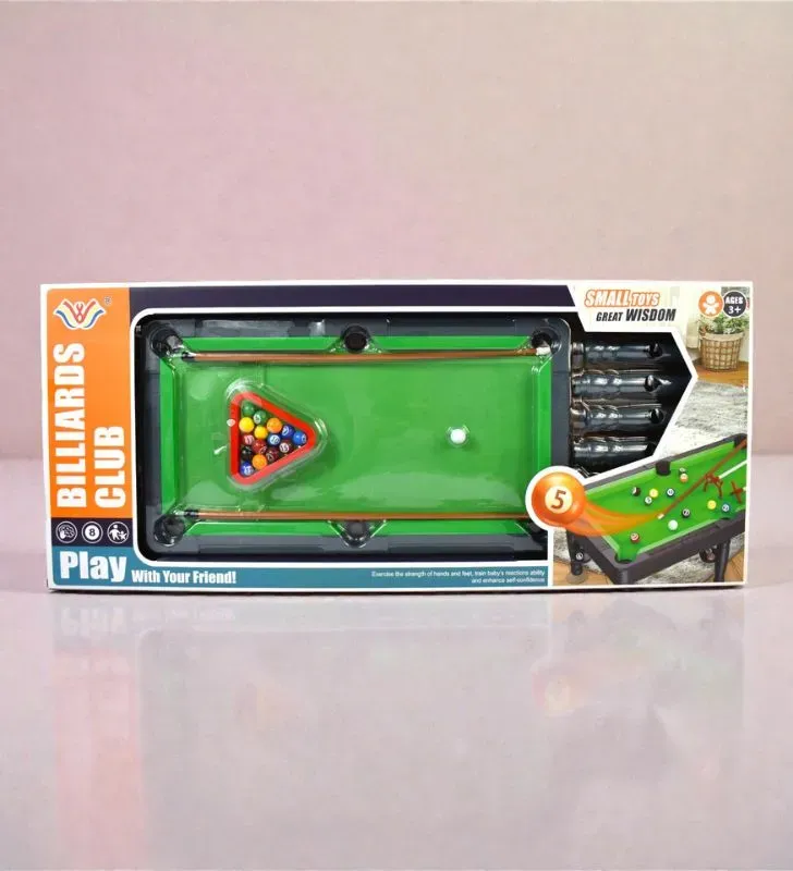 Juego de Billar Infantil 777569A1 – Mini Billar de Mesa con Accesorios