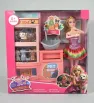 Muñeca Fashion Girl 8954 11.5" Set de Tienda de Mascotas y Grooming