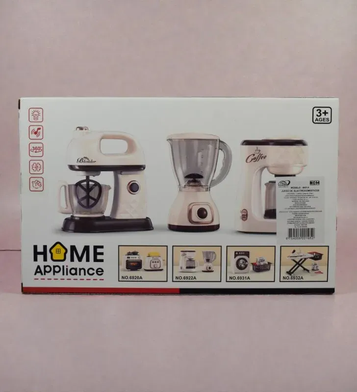 Set Electrodomésticos Cocina 6921A licuadora y Batidora Juguete 3+