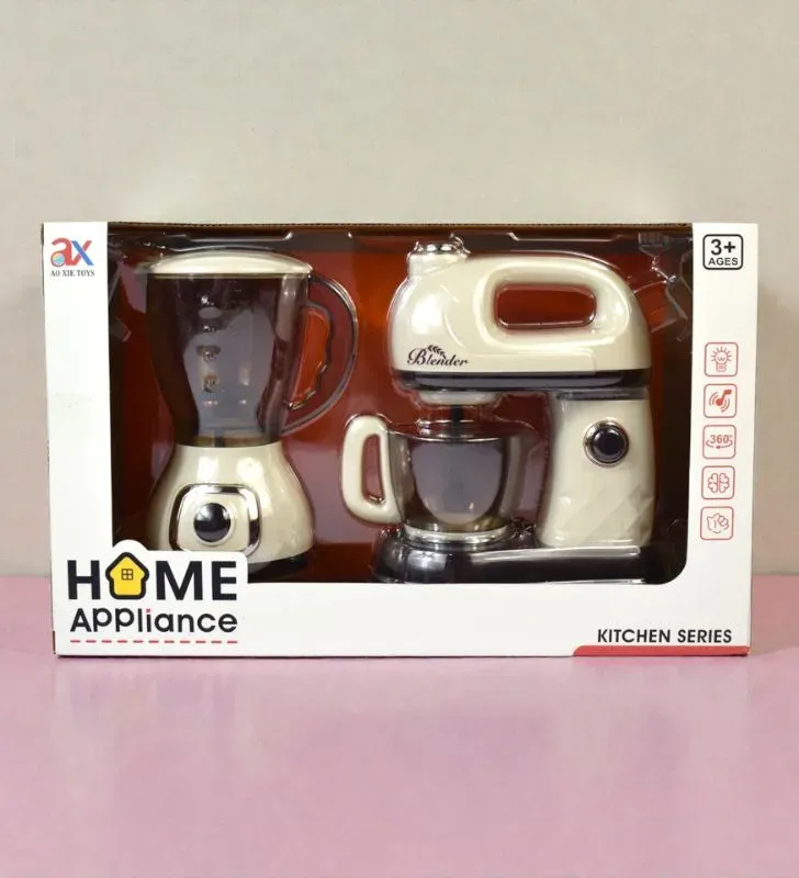 Set Electrodomésticos Cocina 6921A licuadora y Batidora Juguete 3+