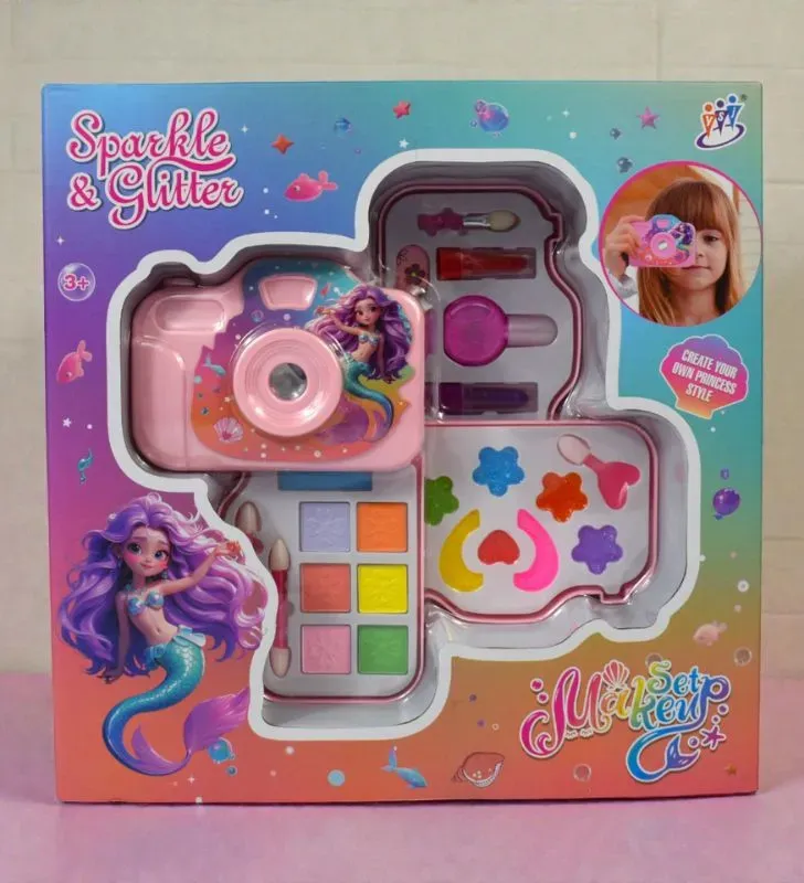 Juego de Maquillaje Niña 2976B Estuche Cámara Sirena