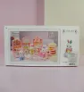 Set de Mascotas Conejitos YASINI 6681con Muebles de Cocina Miniatura