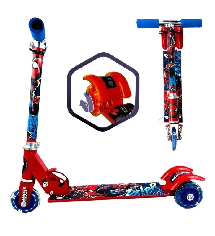 Scooter Spiderman con Luz Toymark – Patín del Diablo T364281