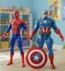 Set Figuras Spiderman y Capitán América Toymark – T378868