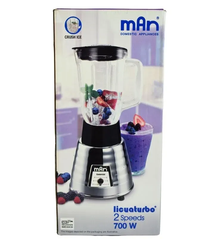 Licuadora MAN con Vaso de Vidrio 2 Vel. – LM00202VCR164