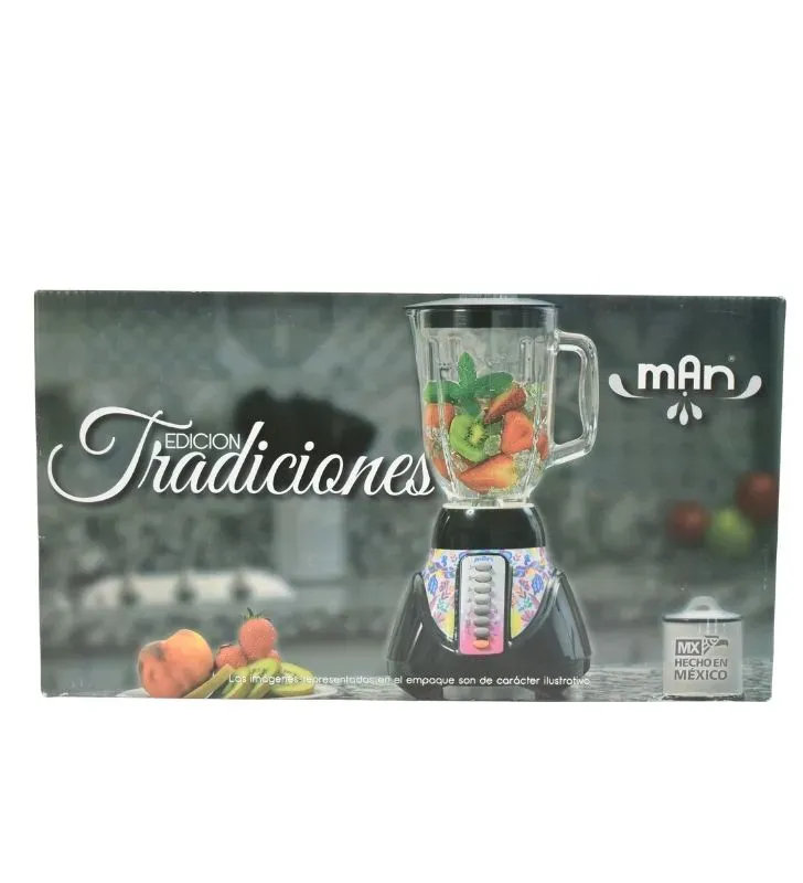 Licuadora Industrias MAN 7 Velocidades Negra Diseño Tradicional  – LP00807VNE164