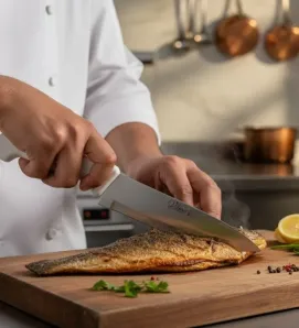 Cuchillo de Chef Vilma 8" – Acero Inoxidable V27-08