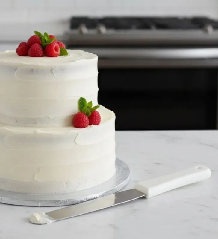 Espátula Plana Repostera Vilma 8" – Acero Inox E34-08