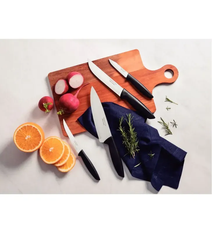 Juego de Cuchillos Tramontina Plenus 4 pzas - Acero Inoxidable 23498/064