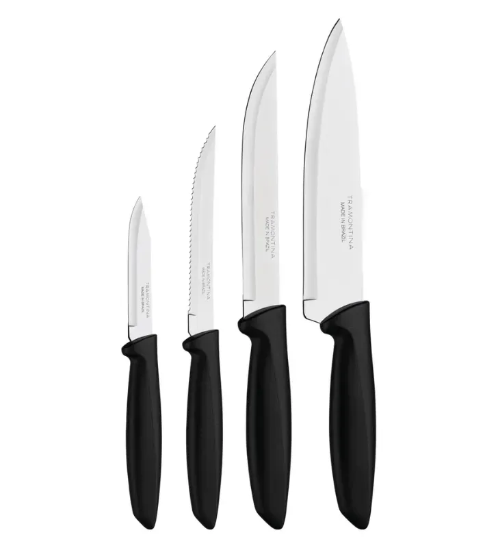 Juego de Cuchillos Tramontina Plenus 4 pzas - Acero Inoxidable 23498/064