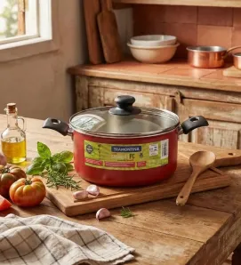 Cacerola Tramontina Turim 22 cm con Tapa – 20261/722