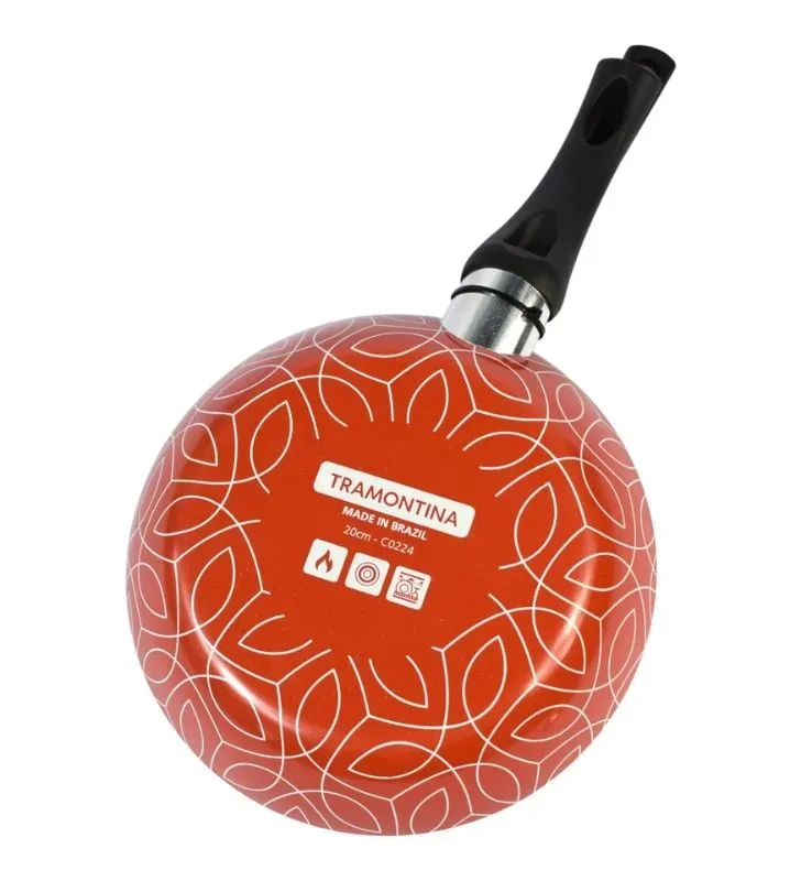 Sartén Tramontina 20 cm con Espátula Roja - 28508/720