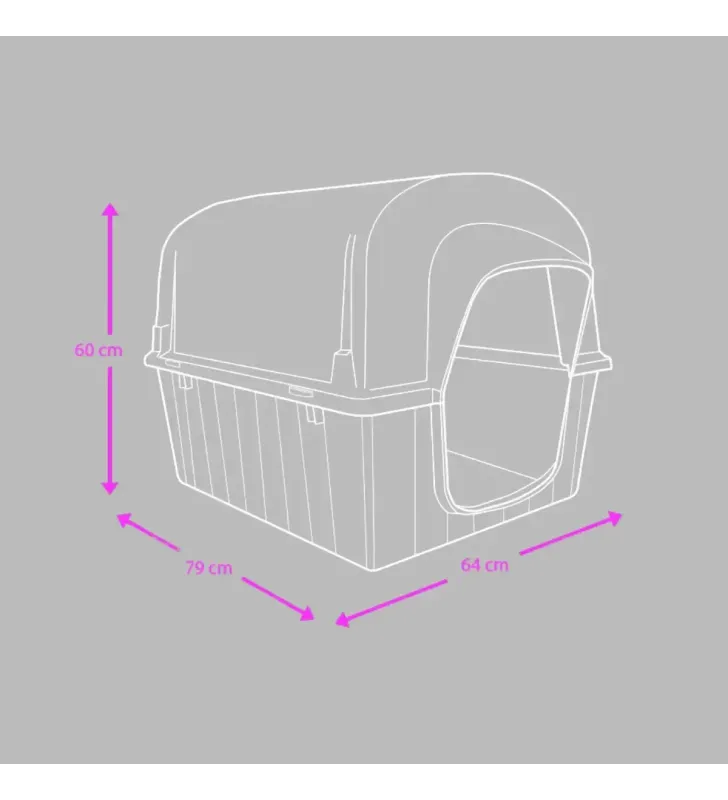 CASA PARA PERRO MEDIANA