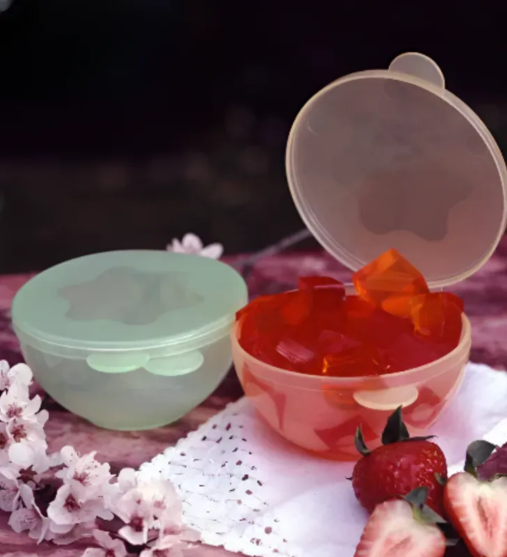 Set 4 Recipientes Toki B4 Plastiapan 180 ml - HOG019