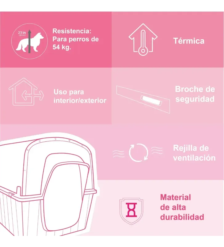 CASA PARA PERRO MEDIANA