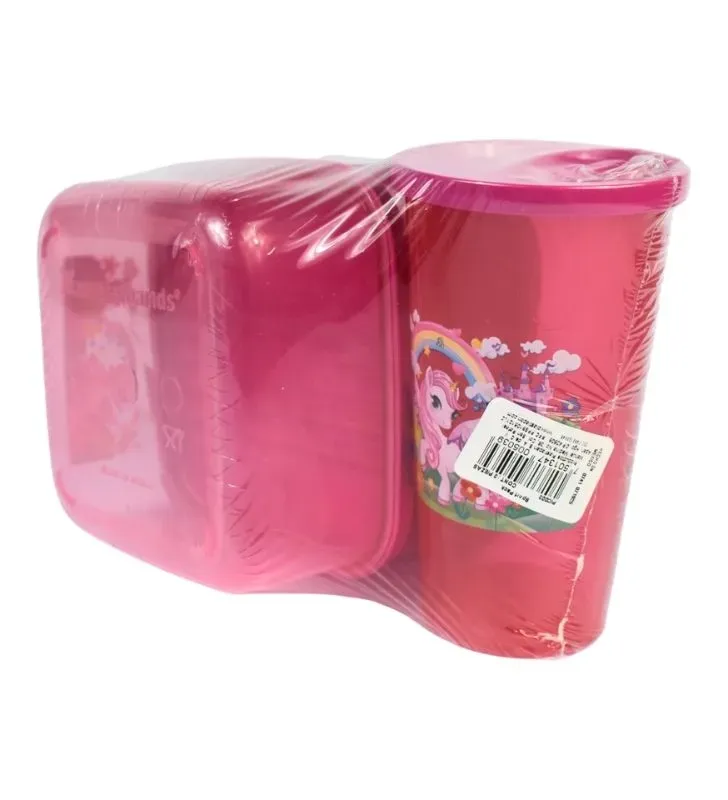 Sport Pack Plastiapan PIC003 - Set de Vaso y 2 Tuppers