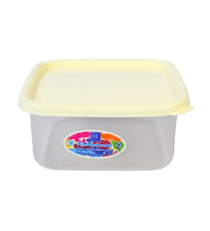 Hermético Kubo Plastiapan 530 ml - Contenedor Cuadrado