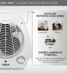 Calefactor RCA RC-A01 - 2000W Doble Función Frío/Calor