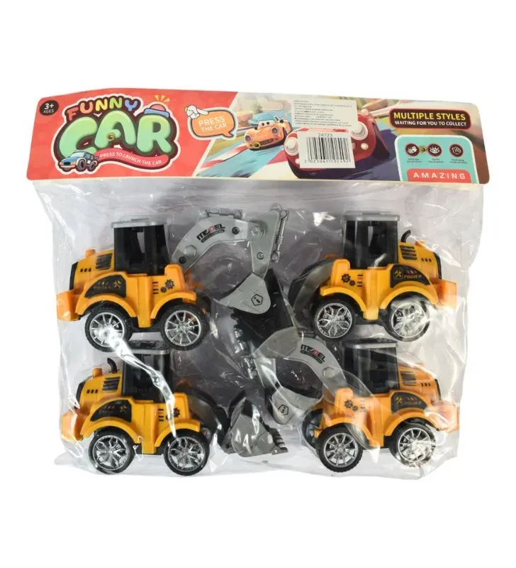 Set de Carros Construcción ZAZ 24723 - Máquinas Pesadas