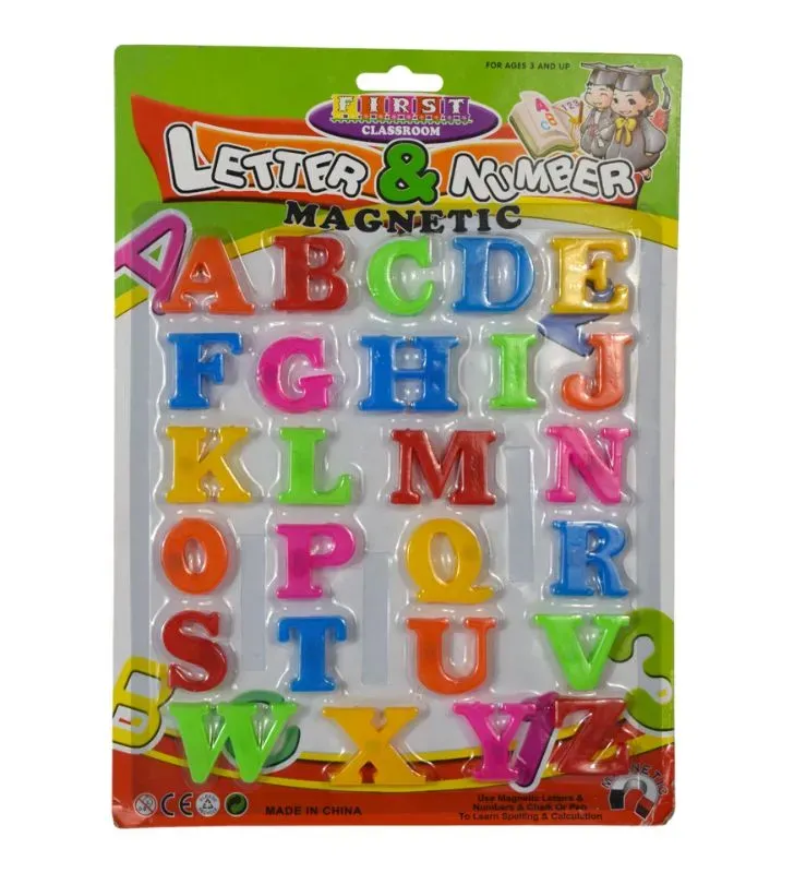 Letras y Números Magnéticas ZAZ 24614 - Juego Didáctico Escolar