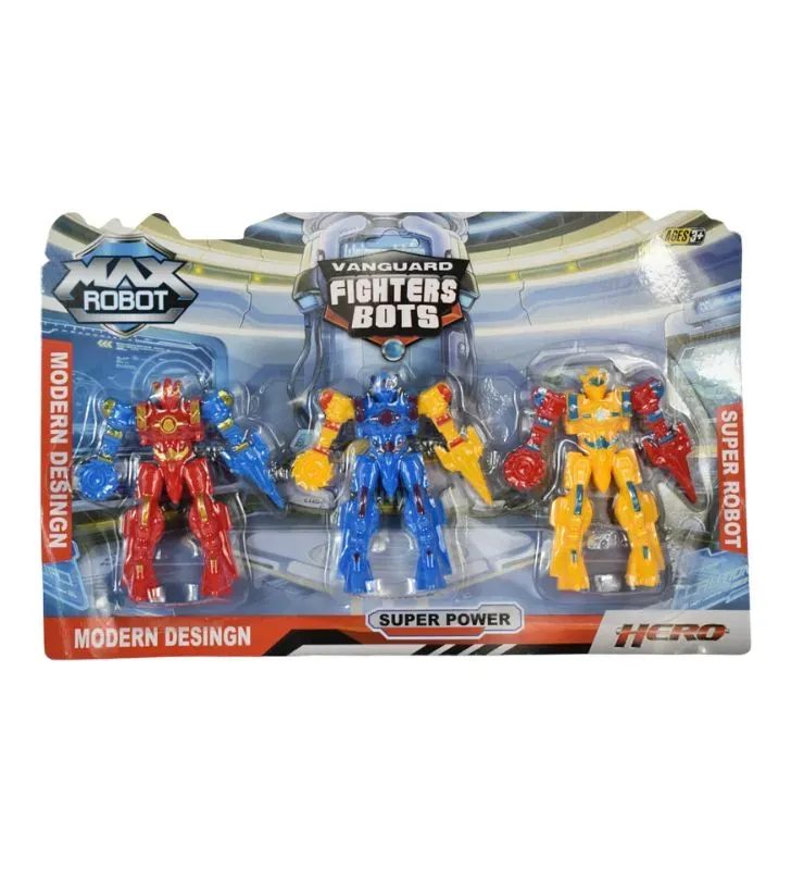 Set 3 Robots de Juguete ZAZ 25338 - Figuras de Acción