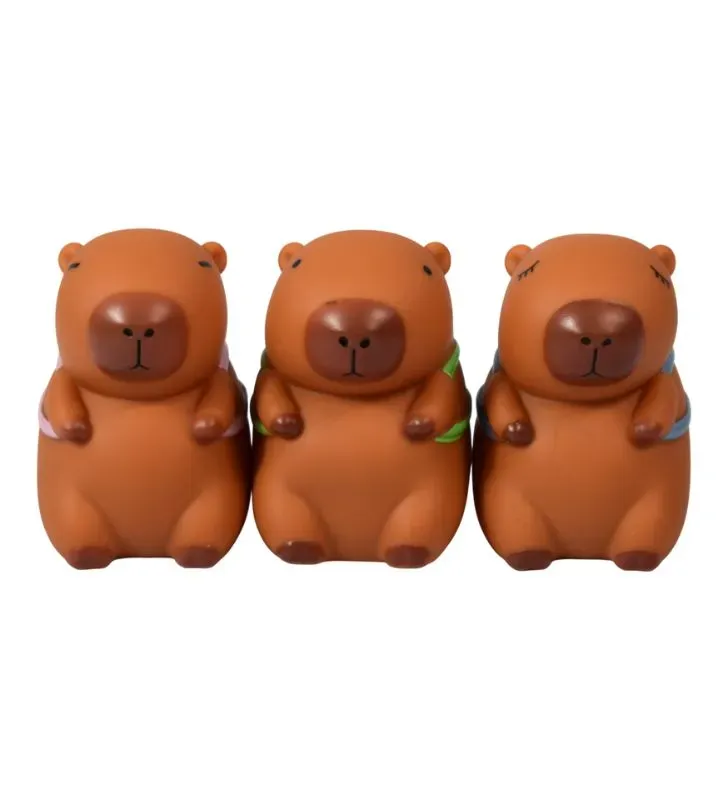 Set de 3 Capibaras de Juguete ZAZ 25356 - Figuras Realistas
