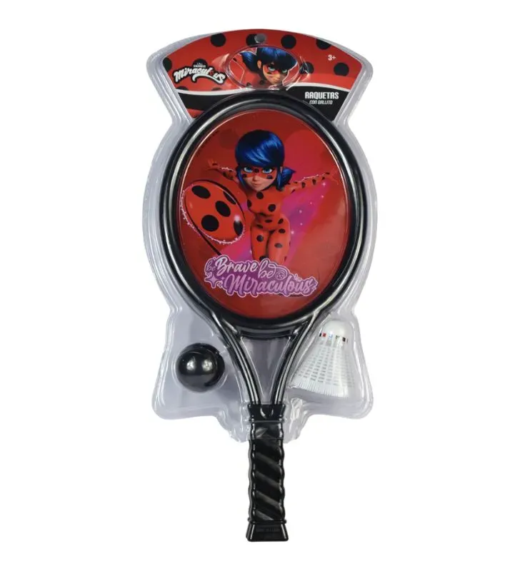 Raqueta con Gallito Ladybug Toymark T379741 - Miraculous