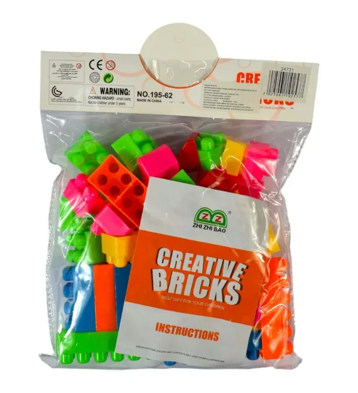 Set de Bloques ZAZ II 24731 - 48 Piezas Multicolores