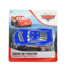 Carro de Fricción Rayo McQueen Azul Dinoco - ToyMark T363958