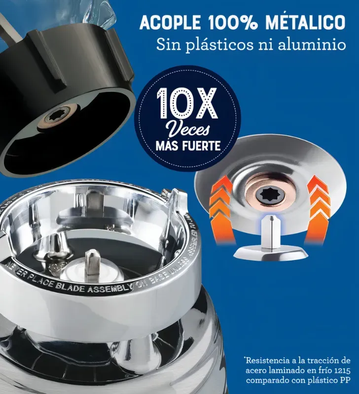 Licuadora Oster Clásica 1000W - Vaso de Vidrio 1.25L