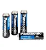 Pilas Panasonic AA - Paquete de 4 Piezas de Carbón